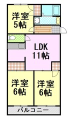 三島駅 バス20分  藤倉アパート前下車：停歩3分 3階の物件間取画像